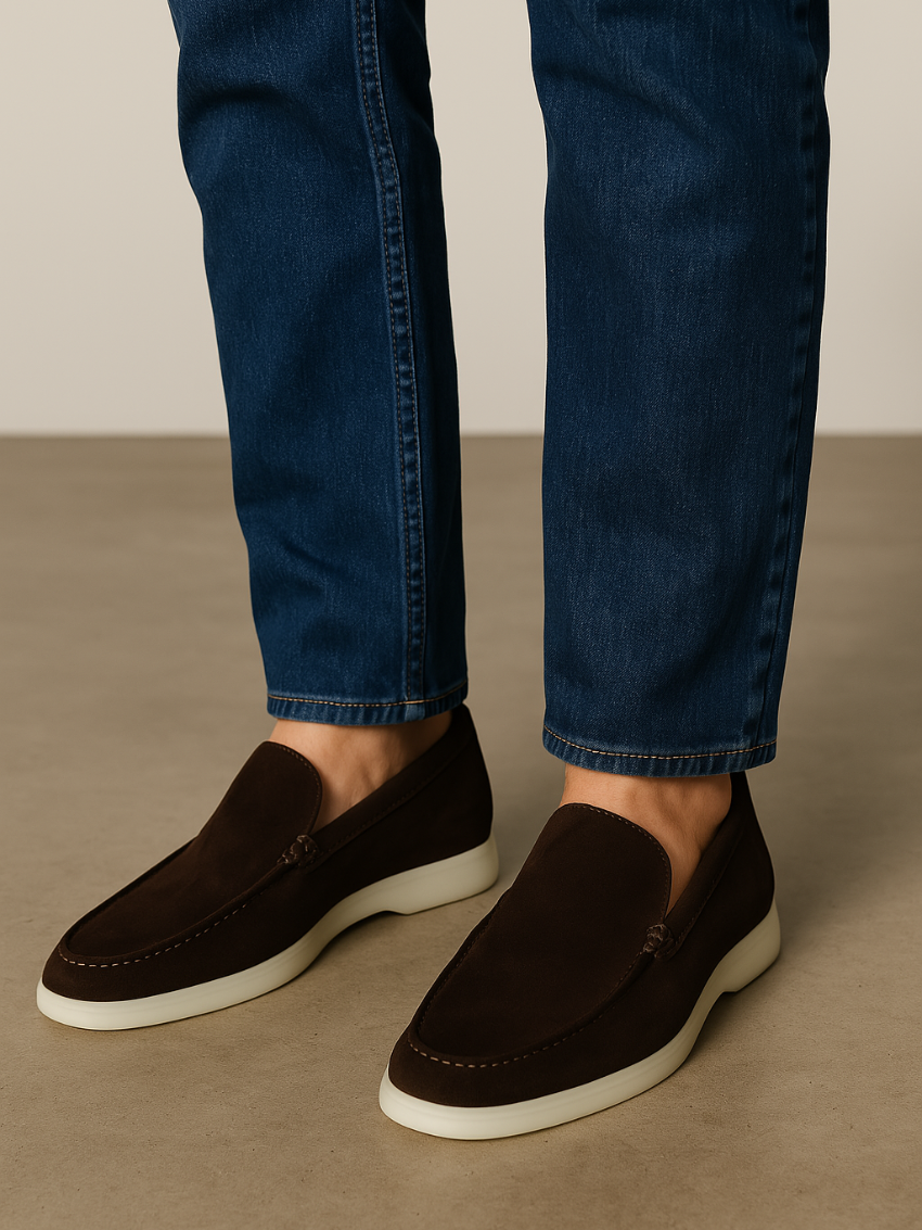 Viggo™ | Raffinerade mockaloafers – Profond Bruna